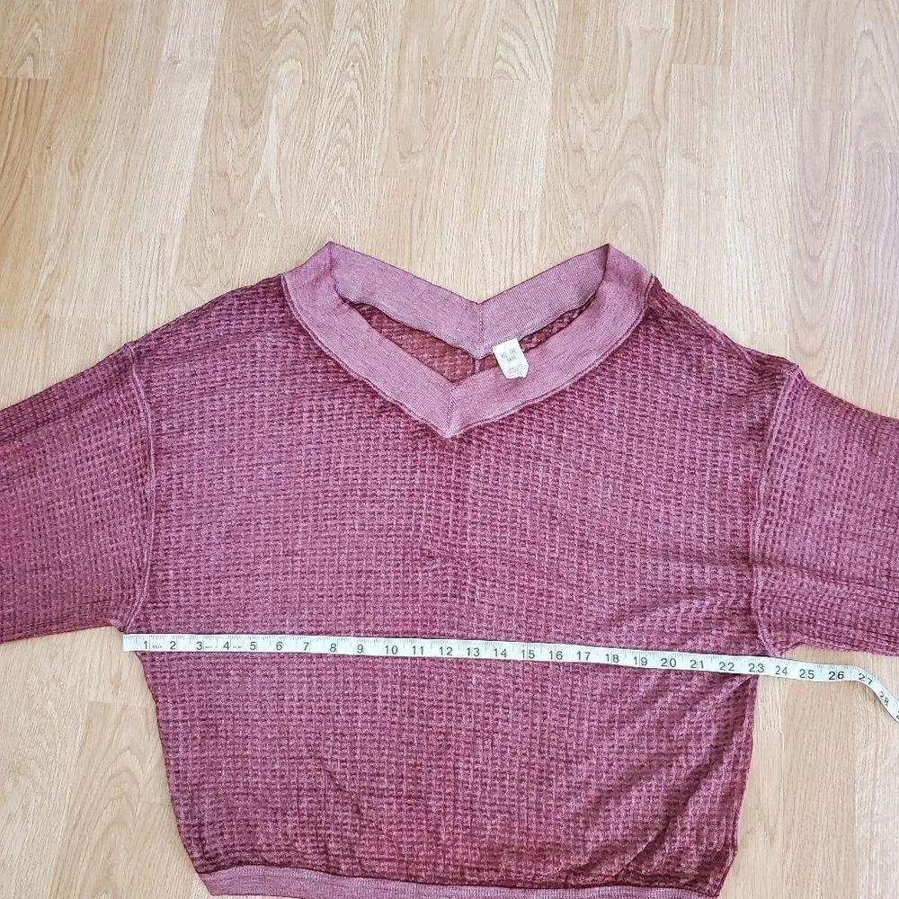 Free People South Side Thermal Top size Medium in Cinnamon Rust - Picture 8 of 11